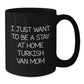 Turkish Van Cat Mom Funny Gifts from Family to Friends - Black Coffee Mug, Perfect for Valentine's Unique Gifts - Additional