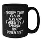 Funny Scientist Gifts for Scientist Men, Unique Black Coffee Mug for Scientist Friends, Christmas Unique Gift from Friends - Additional