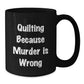 Quilting Fun Gifts for Quilting Friends from You - Funny Black Coffee Mug - Quilting Humor Christmas Unique Gifts for Quilting Lovers - Additional
