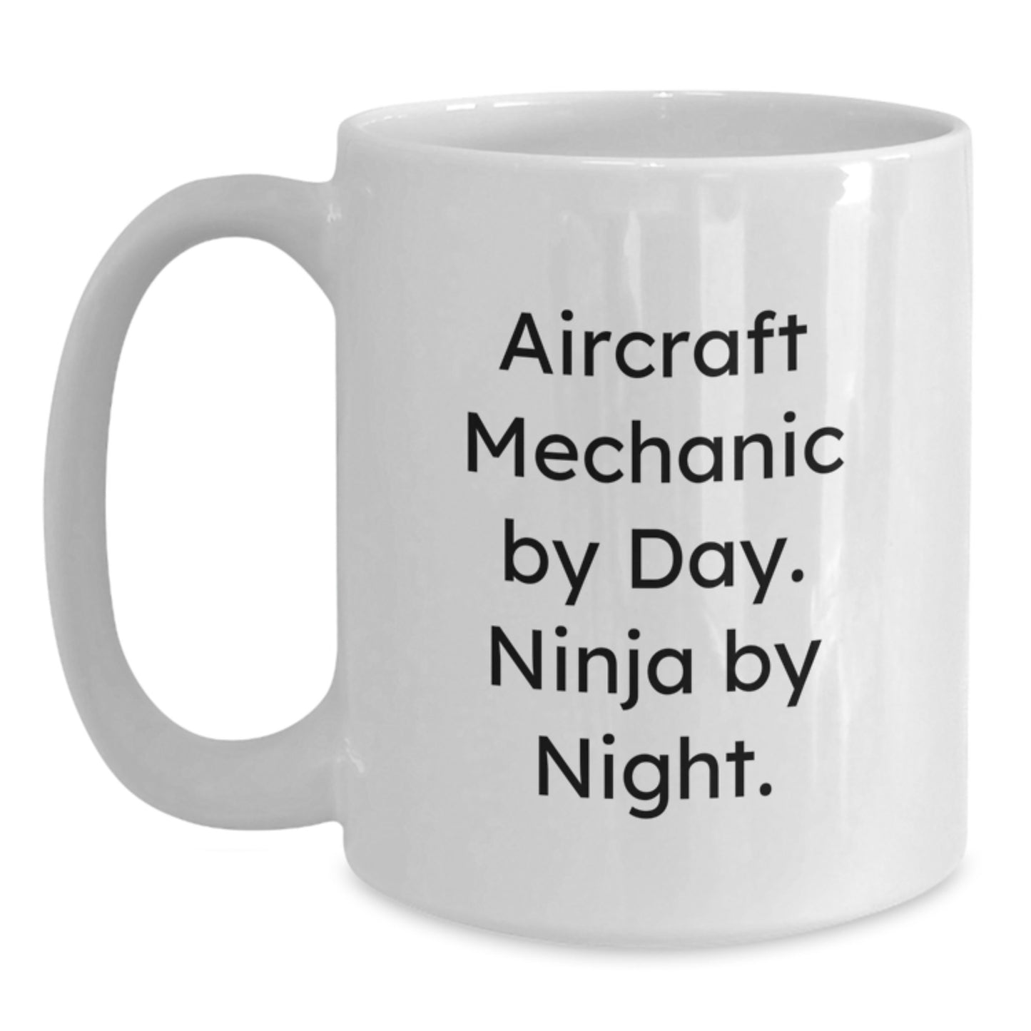 Aircraft Mechanic Gifts from Friends, Funny White Coffee Mug for Men, Christmas Unique Unique Ideas - Main