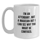 Funny Attendant White Coffee Mug Gifts from Friends and Family for Attendant, Christmas Unique Gifts - Main
