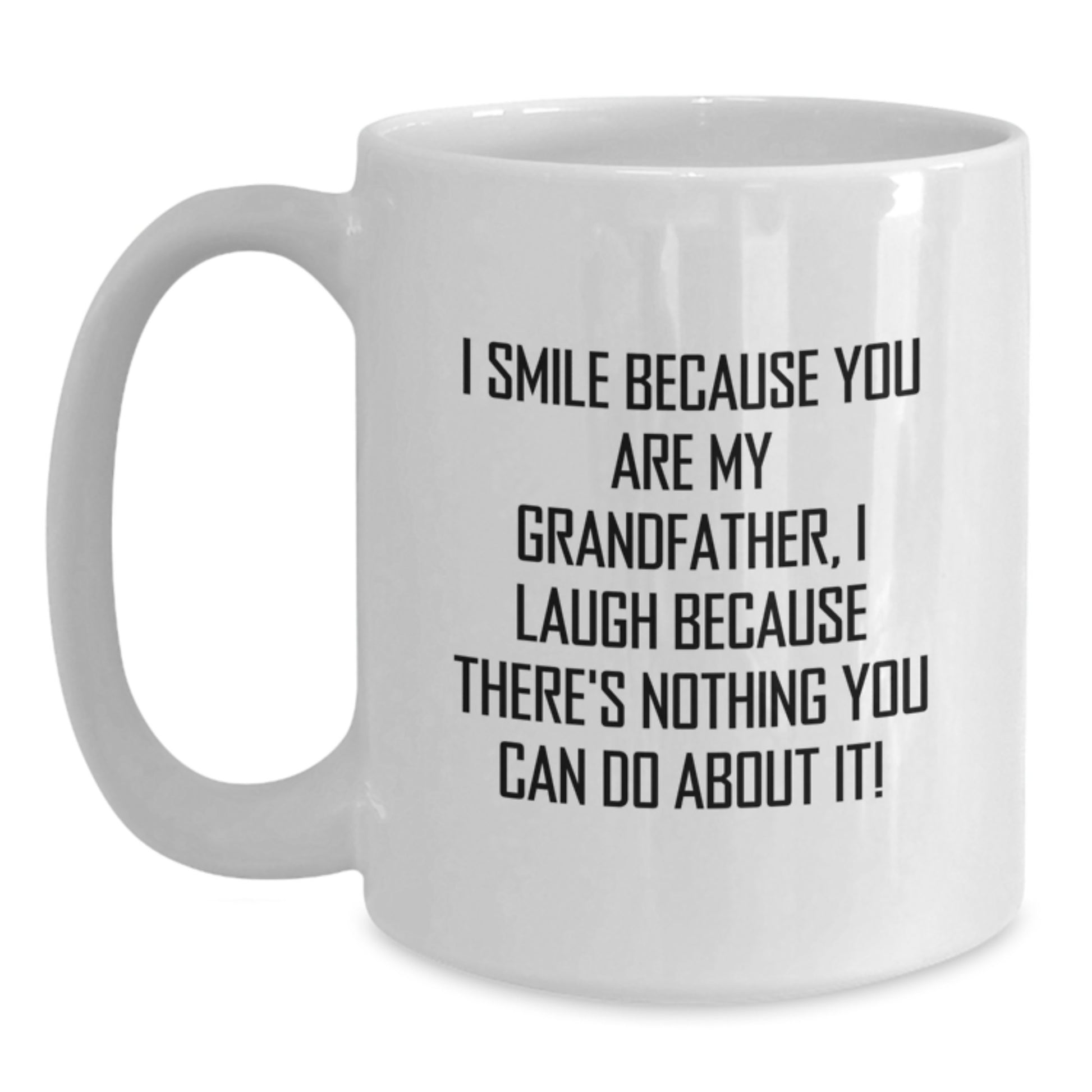 Funny Grandfather White Coffee Mug Gifts from Family - Perfect for Grandpa on His Birthday Unique Gifts - Main