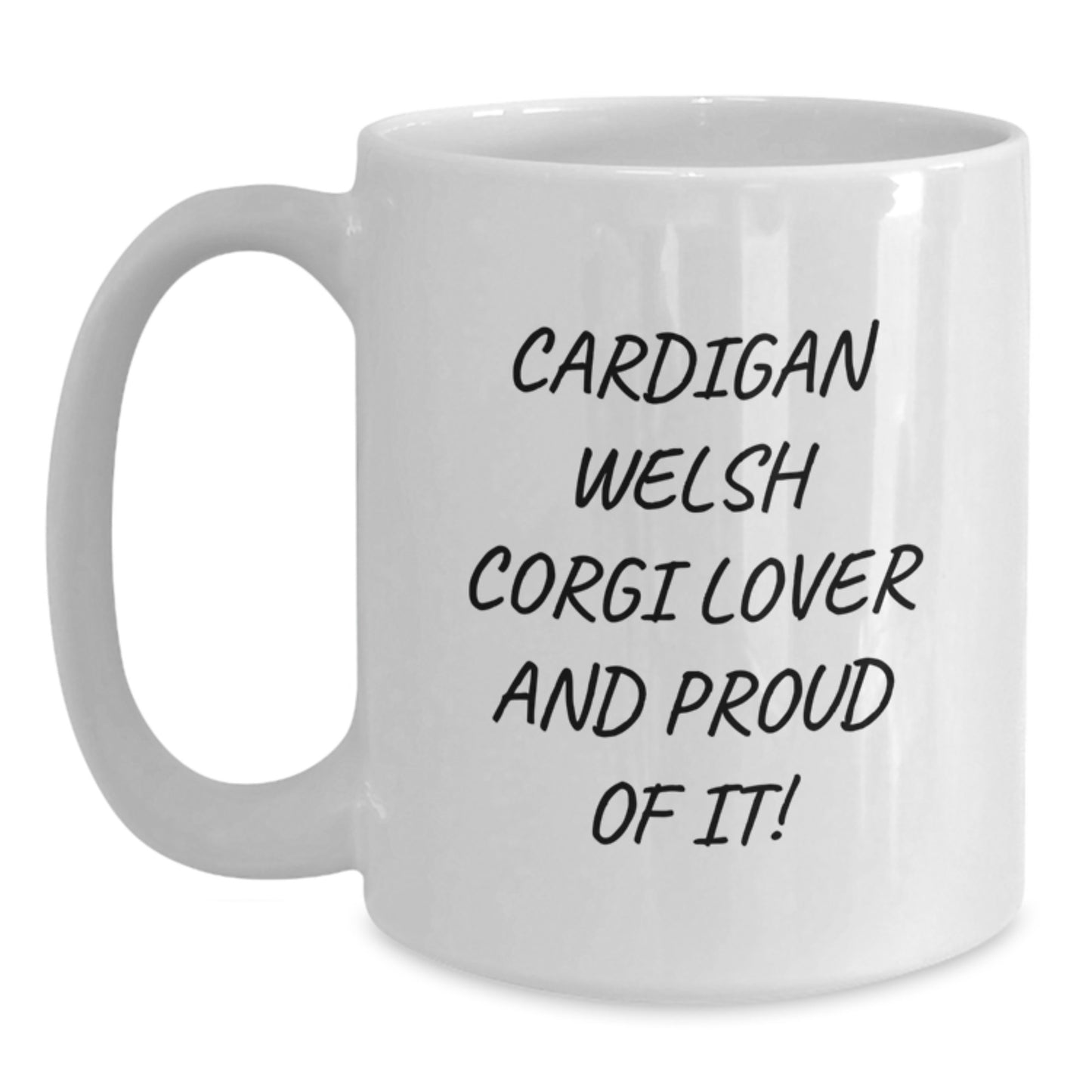Funny Cardigan Welsh Corgi Dog Lover Gifts from Friends to Family - White Coffee Mug for Valentine's - Main