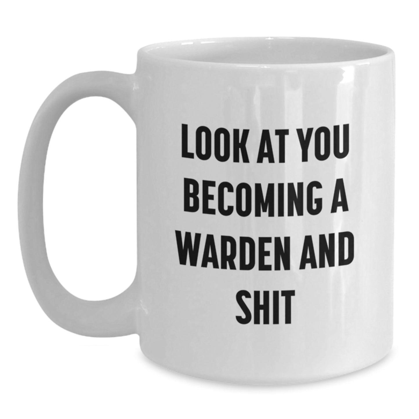 Funny Warden Gifts, White Coffee Mug, Christmas Unique Gifts, Gifts from Friends, Warden White Coffee Mug - Main