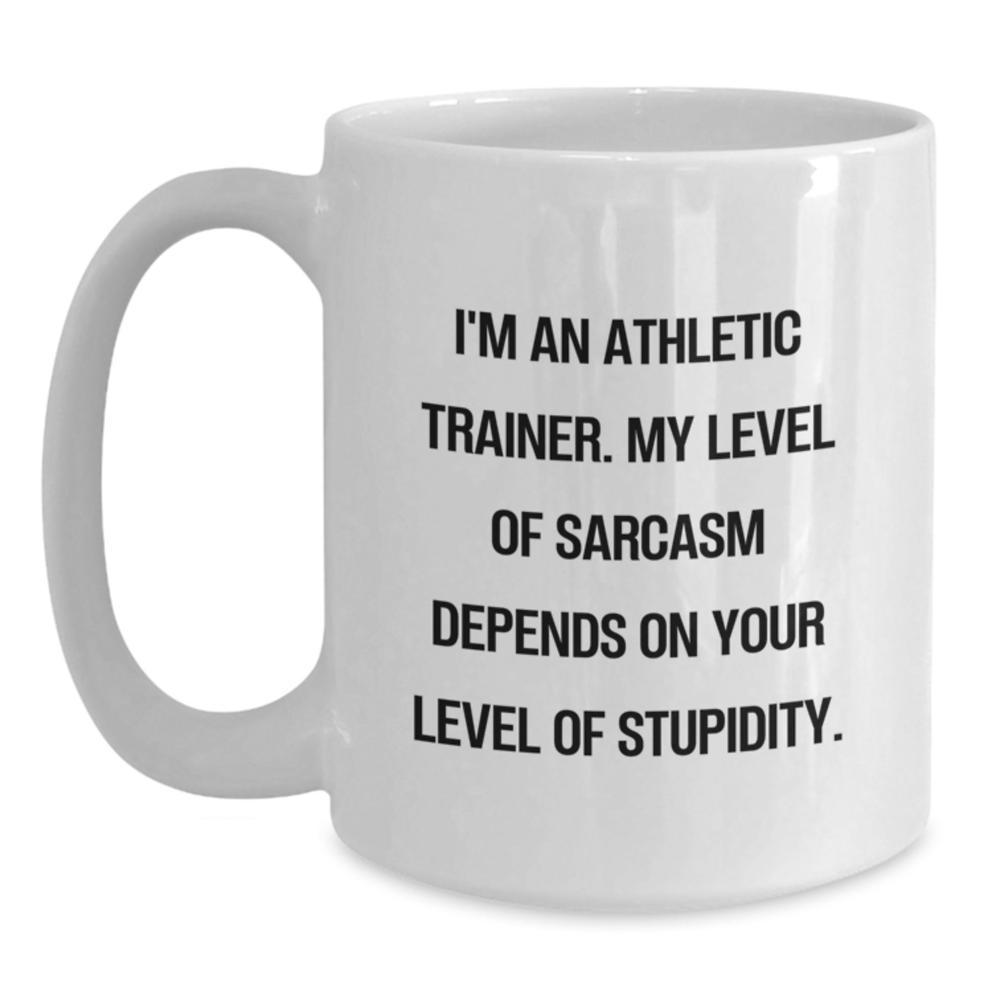 Funny Athletic Trainer Gifts for Friends from Family - White Coffee Mug - 'I'm An Athletic Trainer' - Main