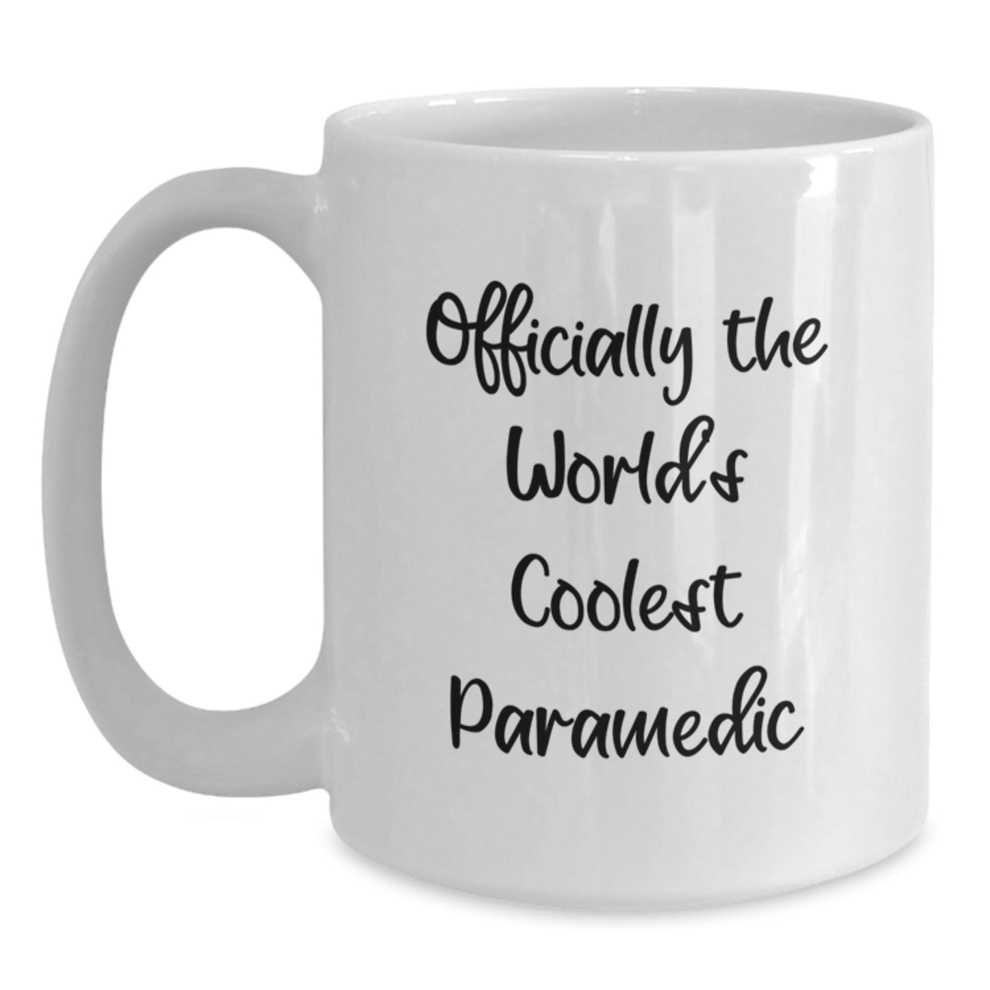Funny Rescue Worker Gifts for Men, White Coffee Mug, Officially The World's Coolest Rescue Worker Quote, Unique Christmas Unique Gifts from Friends - Main