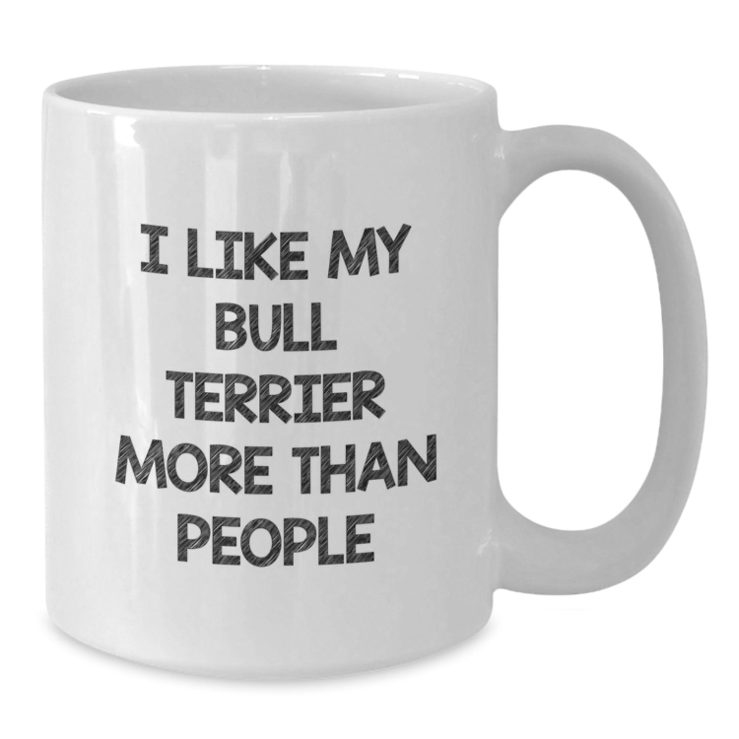 Funny Bull Terrier Dog Gifts from Family for Valentine's White Coffee Mugs - Additional