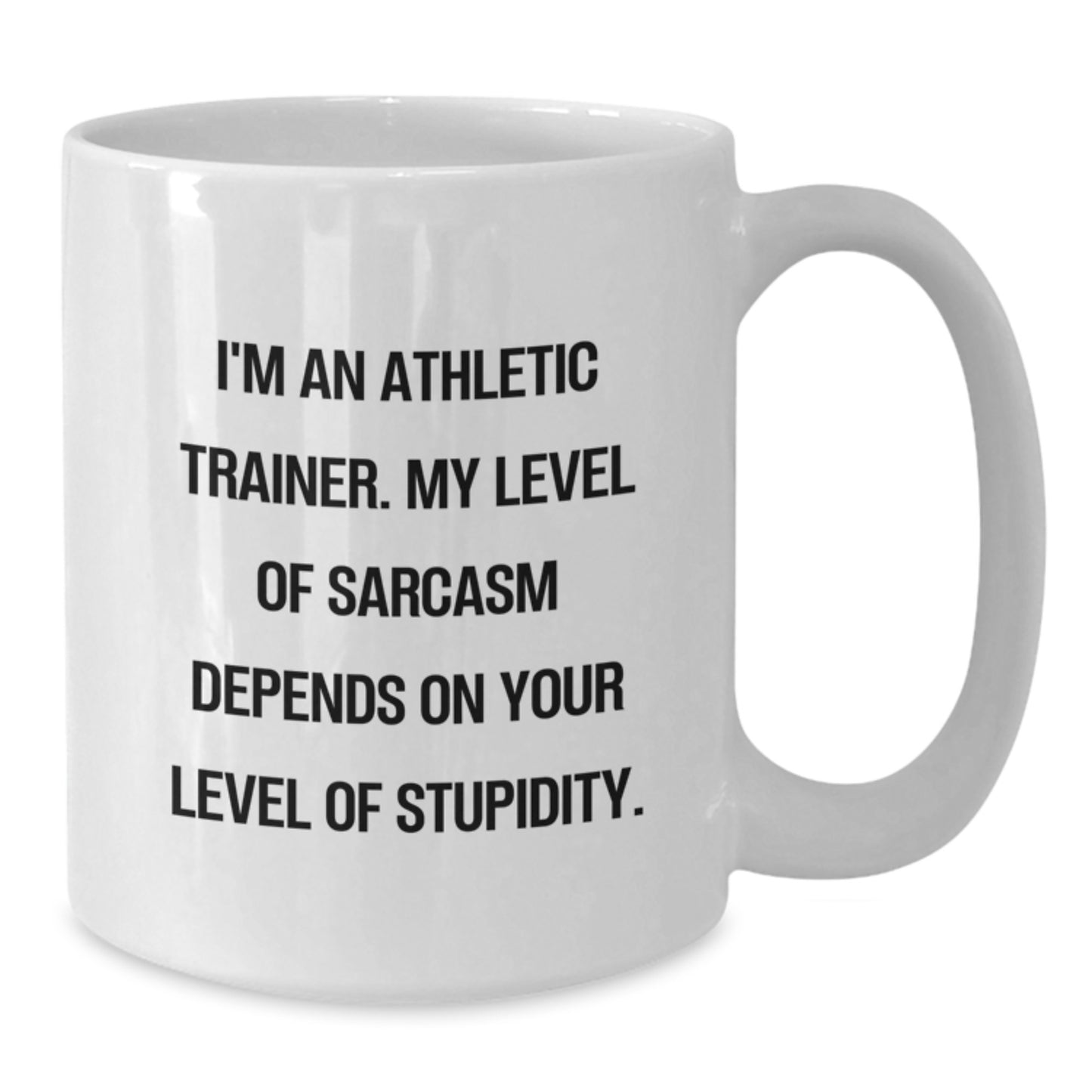 Funny Athletic Trainer Gifts for Friends from Family - White Coffee Mug - 'I'm An Athletic Trainer' - Additional