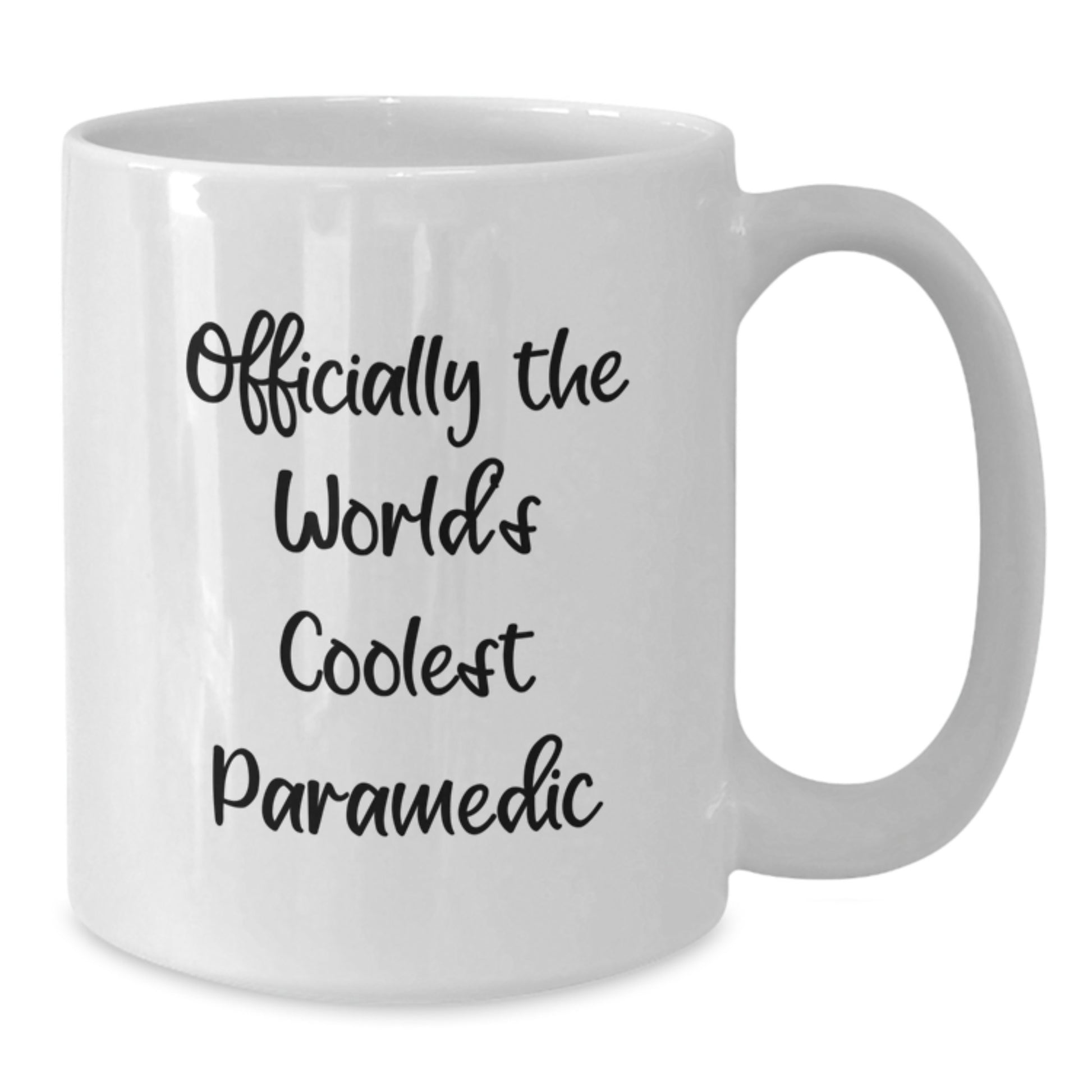 Funny Rescue Worker Gifts for Men, White Coffee Mug, Officially The World's Coolest Rescue Worker Quote, Unique Christmas Unique Gifts from Friends - Additional
