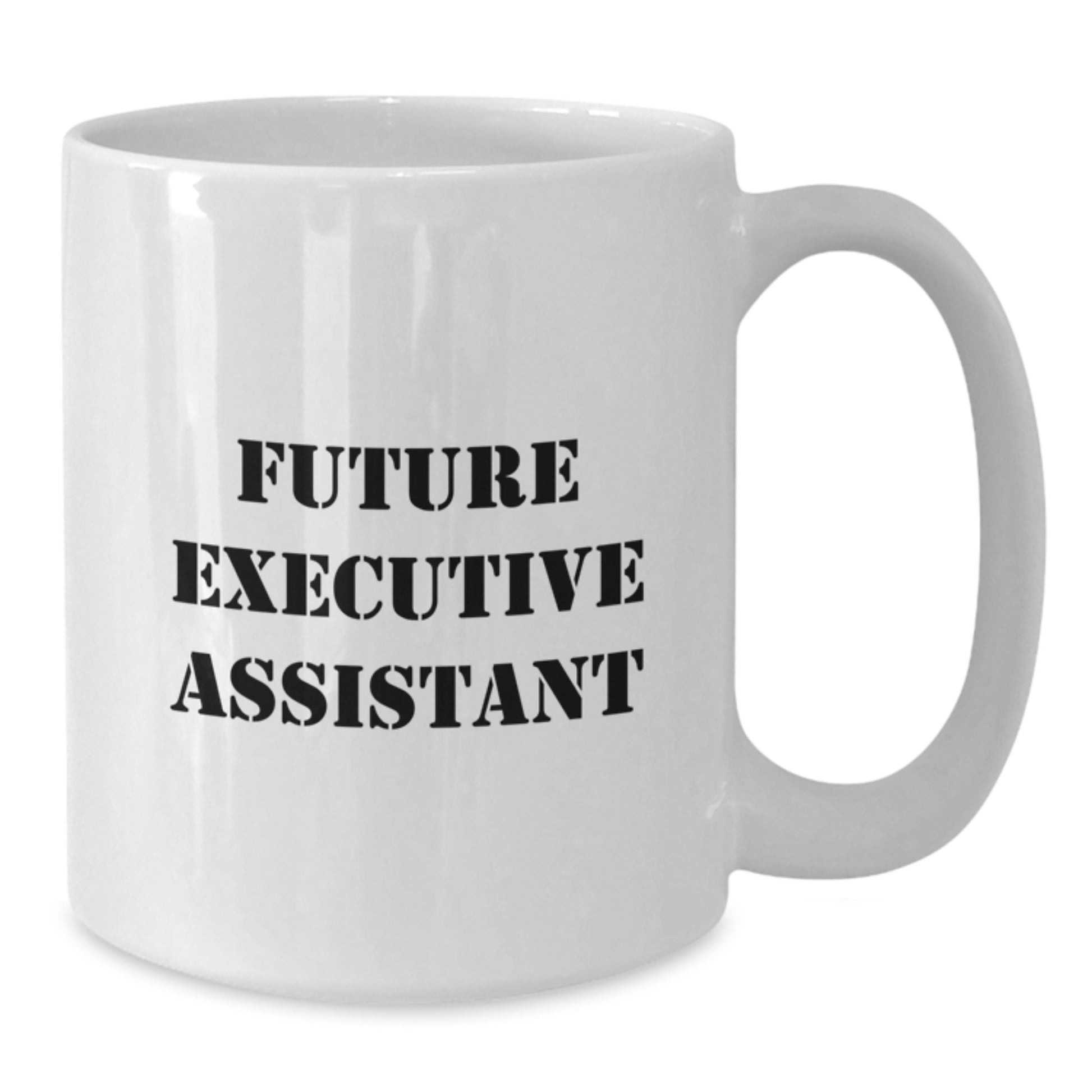 Gifts for Future Executive Assistant, Funny White Coffee Mug, Christmas Unique Gifts from Friends, Inspirational Quote - Additional