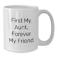 Funny Aunt Quotes White Coffee Mugs Gifts for Aunt from Family at Christmas Time - Additional