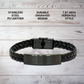 Funny Stamp Collecting Gifts from Friends, 'A Day Without Stamp Collecting Is Day Wasted', Interlaced Leather Men's Bracelet for Stamp Collecting Enthusiasts - Image 3