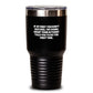 Funny Actuary Gifts - If At First You Don't Succeed, Try Doing What Your Actuary Told You To Do The First Time. Tumbler, Gifts from Men to Actuary Friends and Coworkers, Black - Main