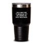 Crime Scene Technician Dad Gifts, Funny Quote Tumbler for Graduation, Keeps Drinks Hot or Cold, 'I Am A Crime Scene Technician Dad' - Main