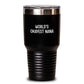 Funny Nana Gifts from Family - World's Okayest Nana Tumbler, Ideal Gift for Nana on Christmas Unique Gifts - Main