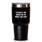 Tool Maker Humor Gifts from Men to Friends, Unique Birthday Tumbler for Tool Makers, Funny Quote - Main