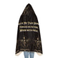 Hooded Blanket, Plot Armor Reading Blanket, Fantasy Book Lover Gift, Literary Cozy Throw, Bookish Cloak with Quote