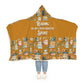 Hooded Blanket, Reading Is My Favorite Sport Blanket, Bookish Gift for Readers, Cozy Literary Throw, Book Fan Hoodie
