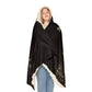 Hooded Blanket, Plot Armor Reading Blanket, Fantasy Book Lover Gift, Literary Cozy Throw, Bookish Cloak with Quote