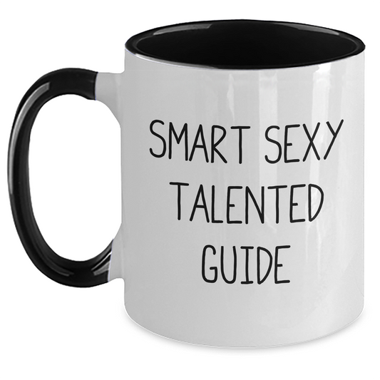 Smart, Sexy, Talented Guide Gifts from Men, Women, Friends, or Family - Two Tone Coffee Mug for Mother's Day - Main