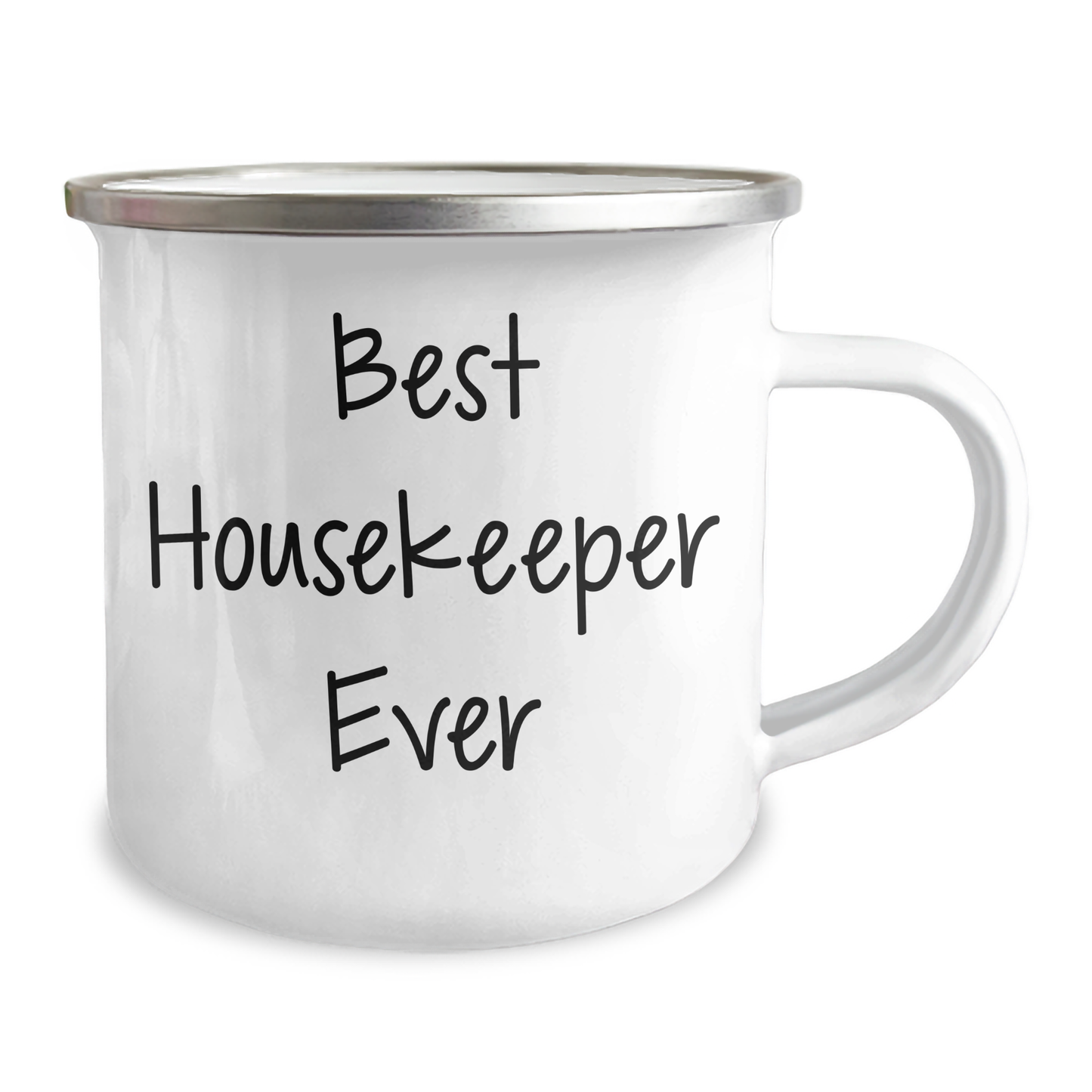 Funny Housekeeper Gifts - 'Best Housekeeper Ever' Camping Mug for Men, Women, Friends, Coworkers, Family - Father's Day Unique Gifts from Family - Image 2
