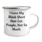 Funny Black Short Hair Cat Camping Mug Gifts from Friends for Father's Day - 'I Love My Black Short Hair Cat. People, Not So Much.' - Image 2