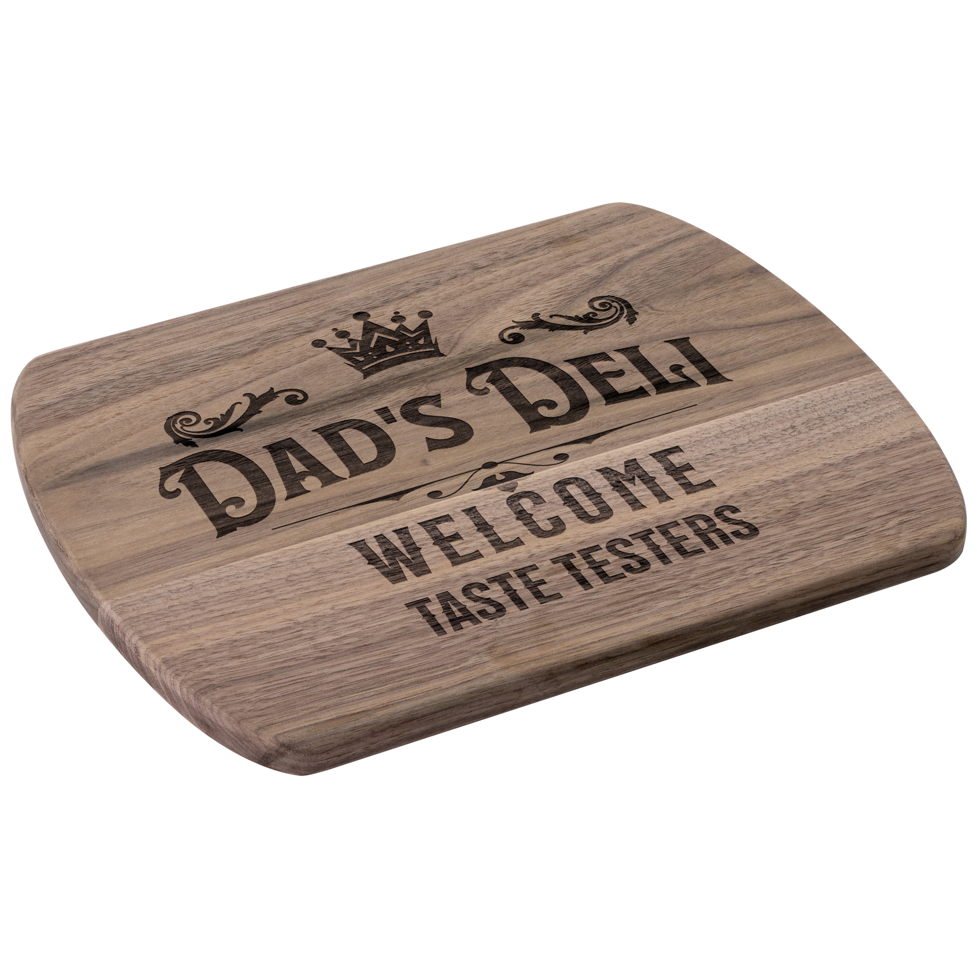 Dads_Deli_Grillin_Zone_Cutting_Board_Dark_Rounded_H_Angle_Mockup.png
