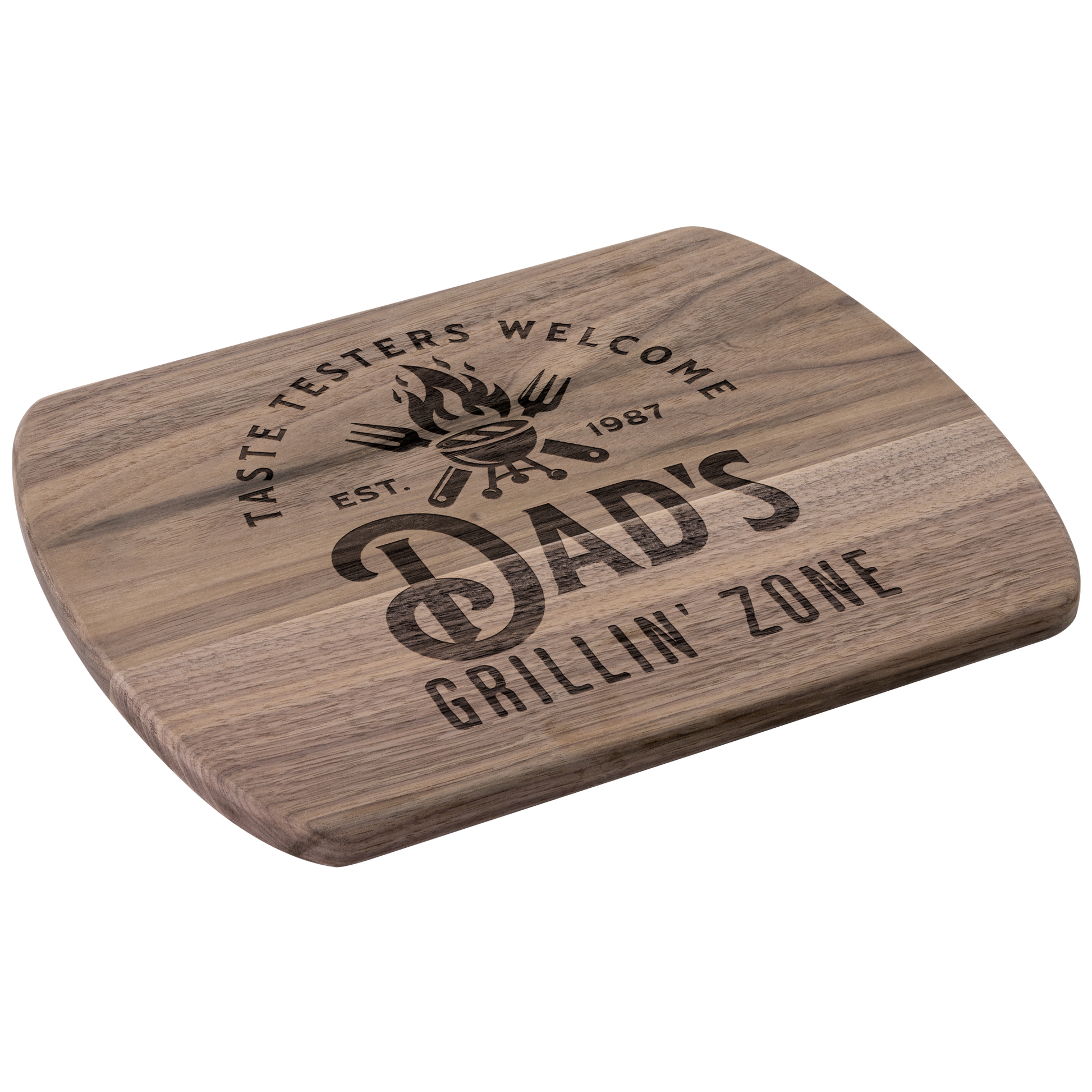 Dads_Grill_Cutting_Board_Gift_for_Dad_Dark_Rounded_H_Angle_Mockup.png