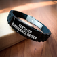 Ambulance Driver Gifts, Funny Quote Certified, Glide lock Clasp Bracelet for Men, Father's Day Unique Gifts from Family - Image 2