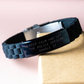 Police Officer Gift Ideas, Funny Quote Glide lock Clasp Bracelet for Mom's Day from Friends or Family, Adjustable Silver Black Stainless Steel Silicone - Image 3