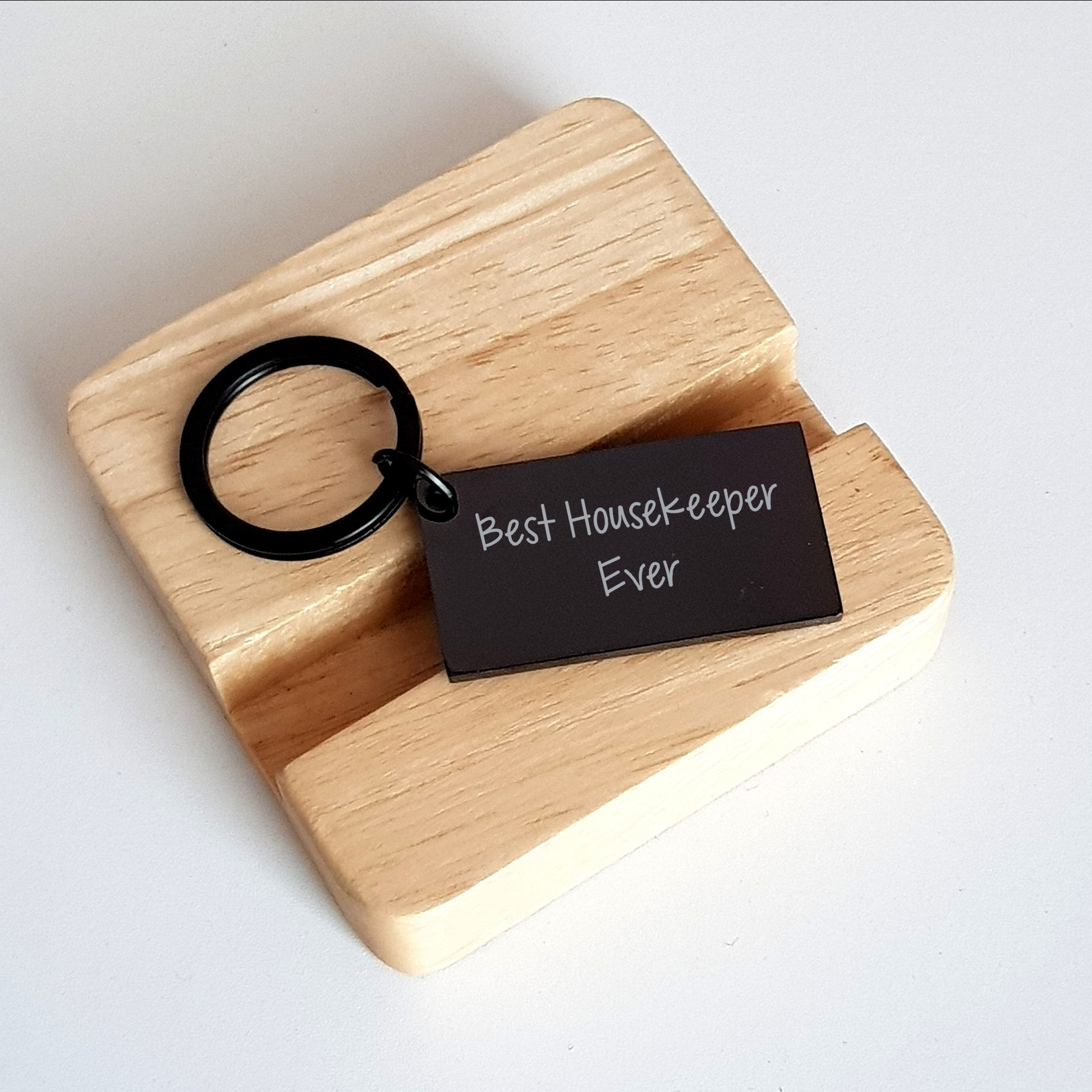 Funny Housekeeper Gifts for Men, Best Housekeeper Ever Keychain for Dad's Unique Father's Day Present, Gifts from Family, Housekeeper Appreciation - Image 2