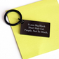 Funny Black Short Hair Cat Keychain, Gifts from Friends for Father's Day, I Love My Black Short Hair Cat. People, Not So Much. - Image 3