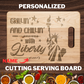 Cutting Board July 4 Grilling and Chilling with Liberty , Patriotic BBQ Serving Platter – Independence Day Kitchen Gift