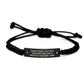 Funny Secretary Gifts from Friends to Secretary, I'm Not Perfect But I'm A Secretary And That's Basically The Same Thing Rope Bracelet for Graduation, Gifts for Secretary - Image 1