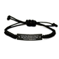 Funny Sonographer Gifts from Men to Women - I Love How We Don't Have To Say Out Loud That I'm Your Favorite Sonographer Rope Bracelet for Sonographer Mother's Day Unique Gifts - Image 1