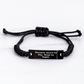 Security Guard Gifts By Day, Ninja By Night Rope Bracelet, Adjustable Black Stainless Steel for Men Women Friends Coworkers Family Graduation Unique Gifts - Image 3