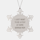 Birman Cat Mom Snowflake Ornament Gift for Cat Lovers I Just Want To Be A Stay At Home Birman Mom Christmas - Image 1