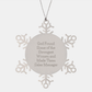 Gifts from Friends for Sales Manager - Snowflake Ornament, Inspirational Quote, Christmas Unique Gifts - Image 1