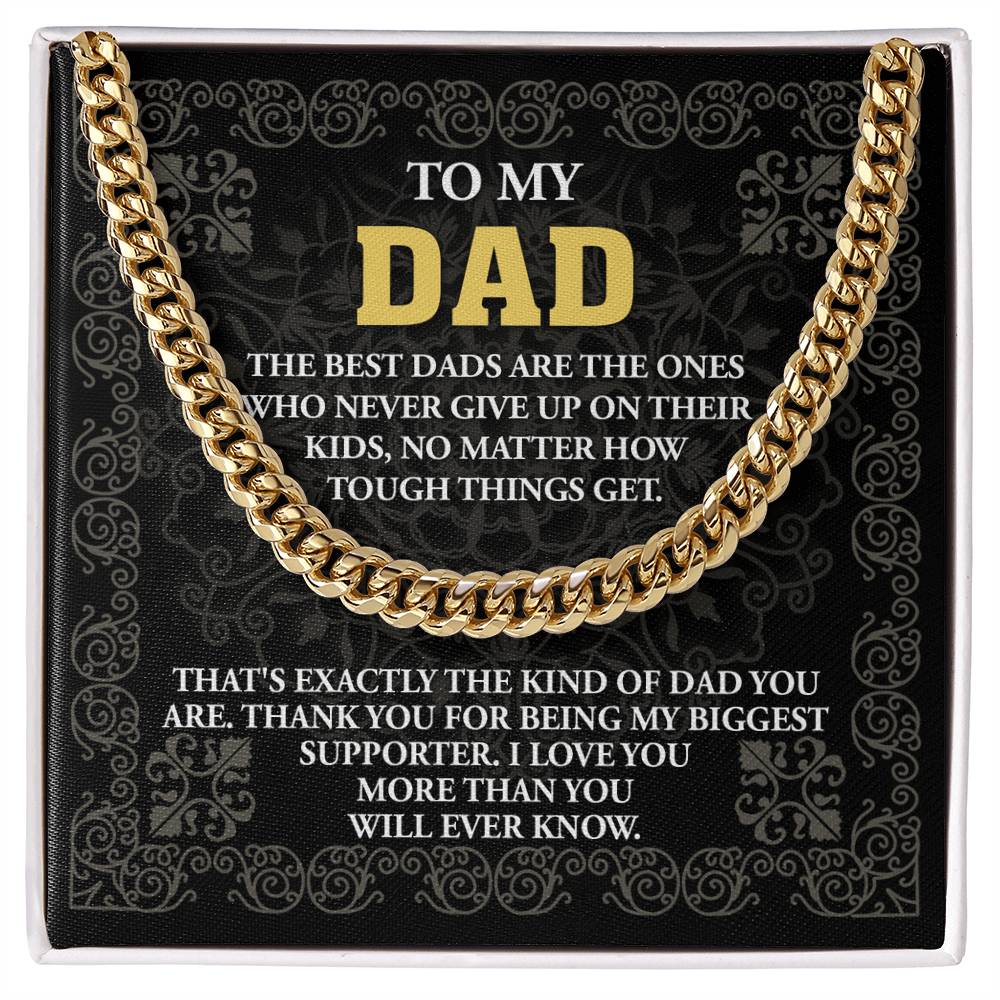 Dad Kind Of Dad Cuban Link Necklace