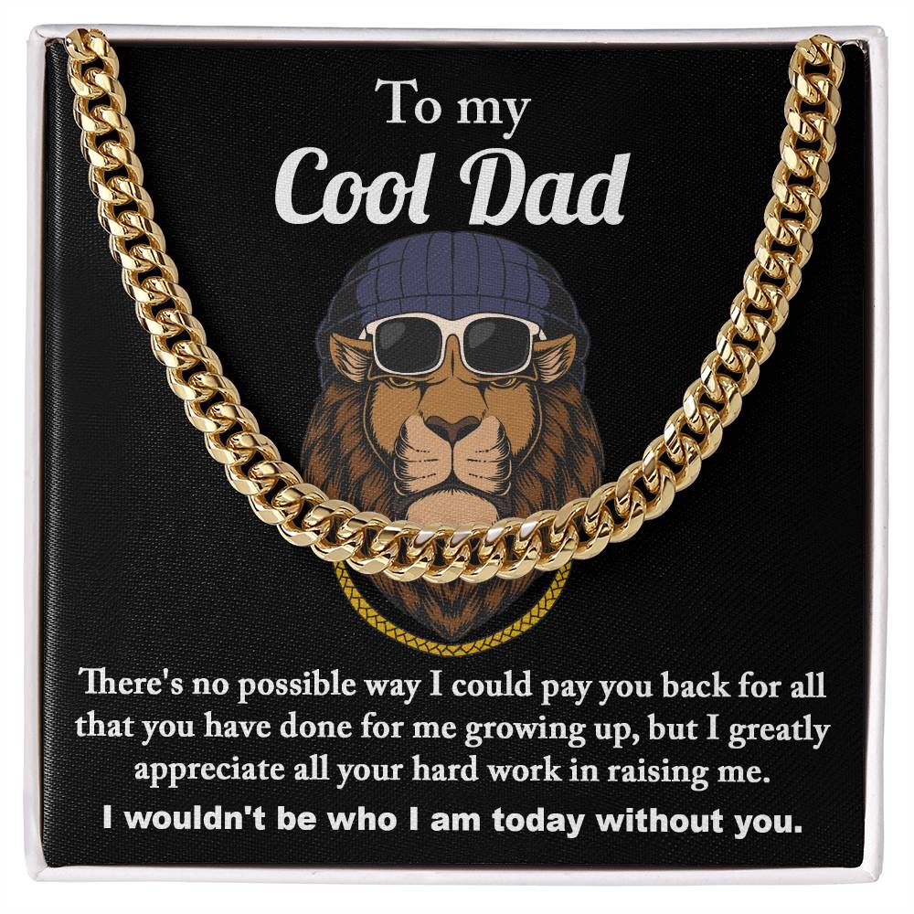 Dad-Cool Dad Necklace