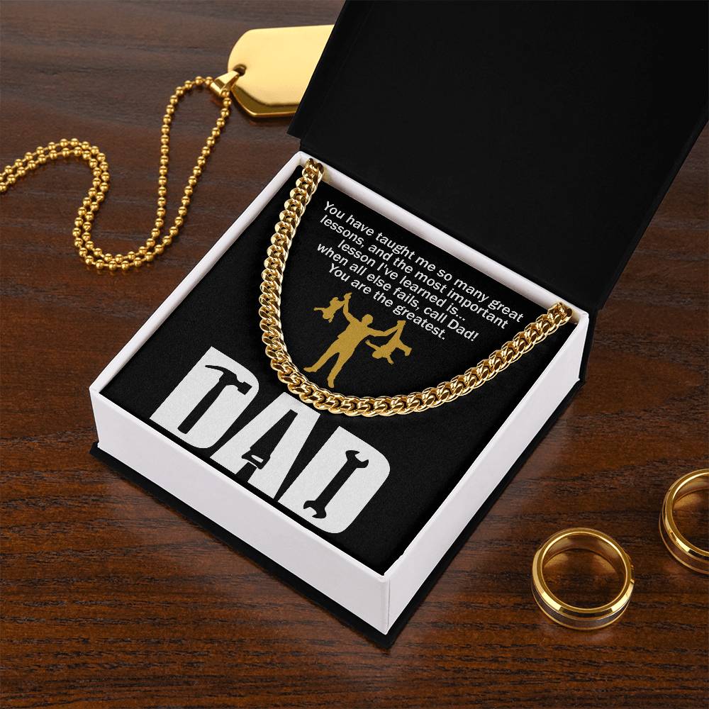 Dad-Call Dad Necklace