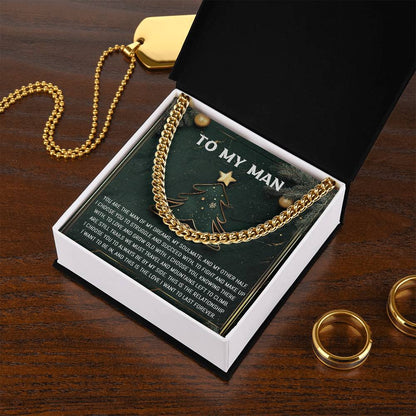 To My Man-My Soulmate-Cuban Chain