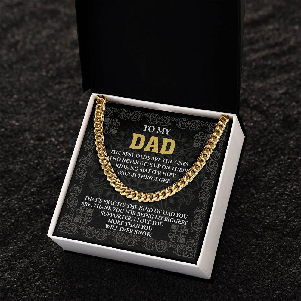 Dad Kind Of Dad Cuban Link Necklace