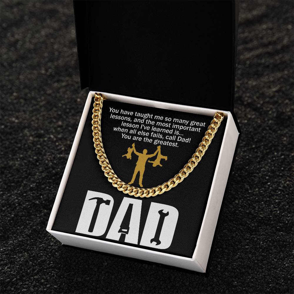 Dad-Call Dad Necklace