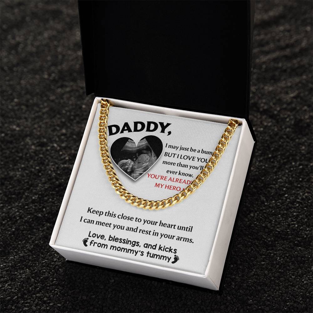 Dad-To Your Heart Cuban Link Chain