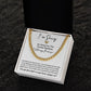 Sorry- Be The Light - Cuban Link Chain Necklace
