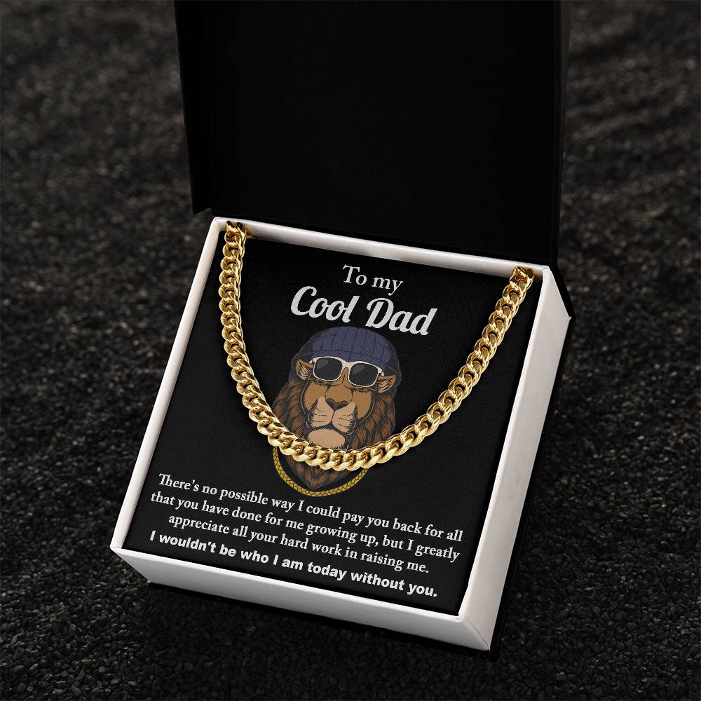 Dad-Cool Dad Necklace