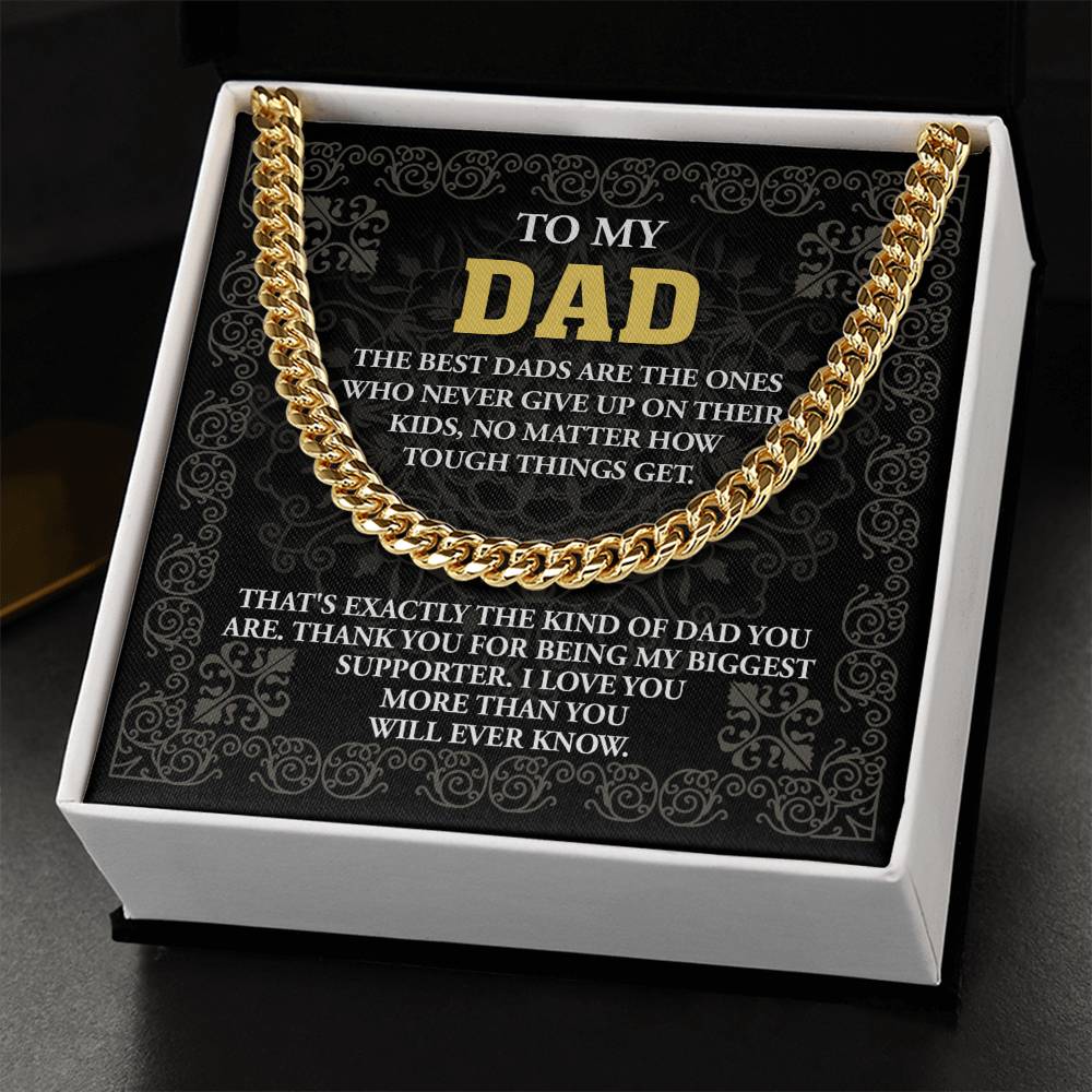 Dad Kind Of Dad Cuban Link Necklace