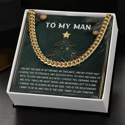 To My Man-My Soulmate-Cuban Chain