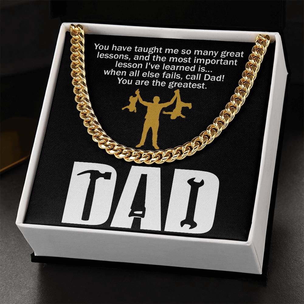 Dad-Call Dad Necklace